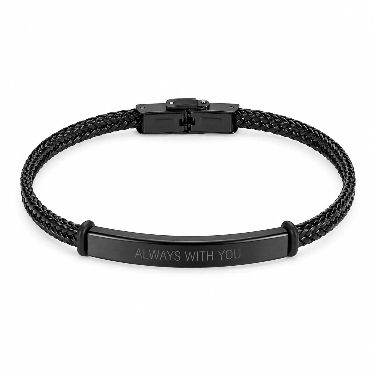 Engraved Tiles Bracelet for Men