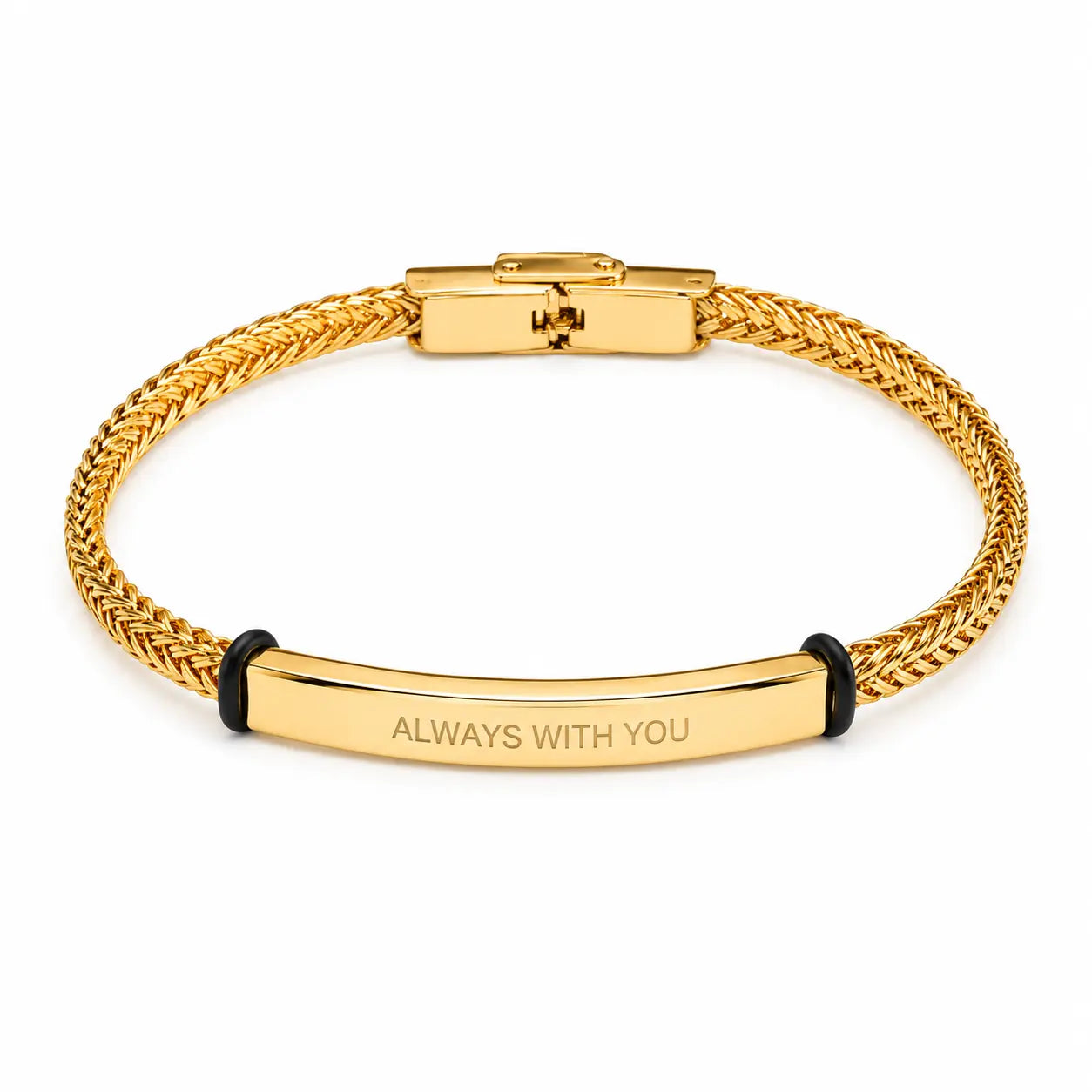 Engraved Tiles Bracelet for Men
