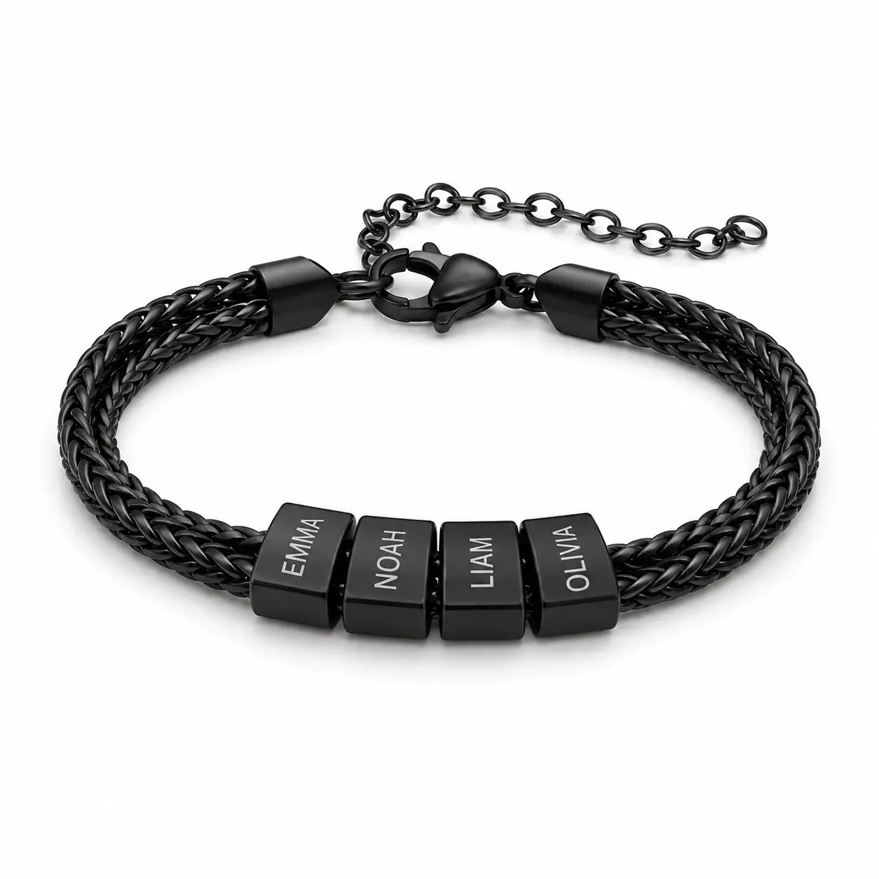 Daniel rectangular engraved bracelet for men