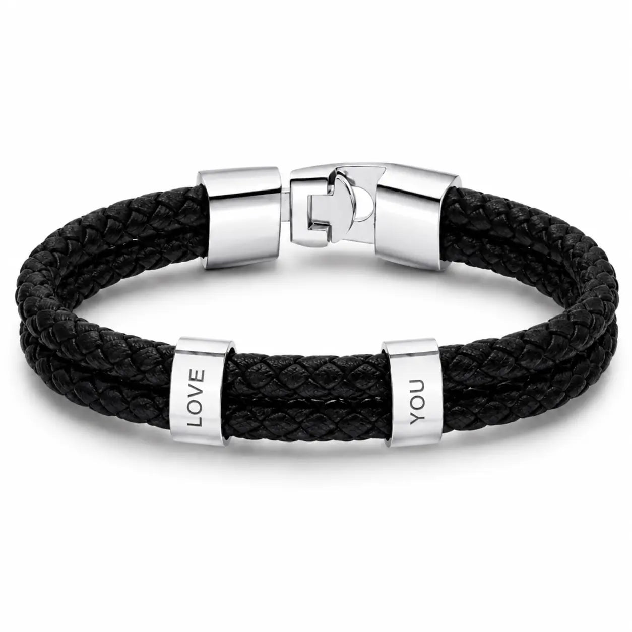 Heis Custom Engraving Bracelet with Charms