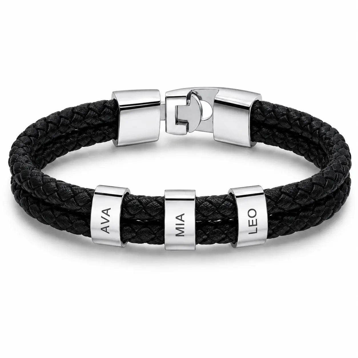 Heis Custom Engraving Bracelet with Charms