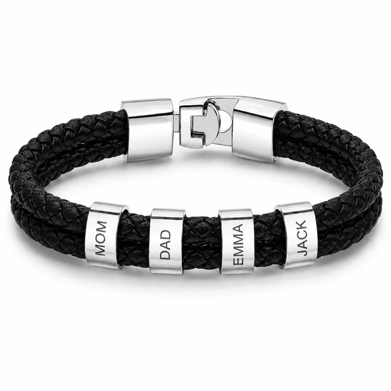 Heis Custom Engraving Bracelet with Charms