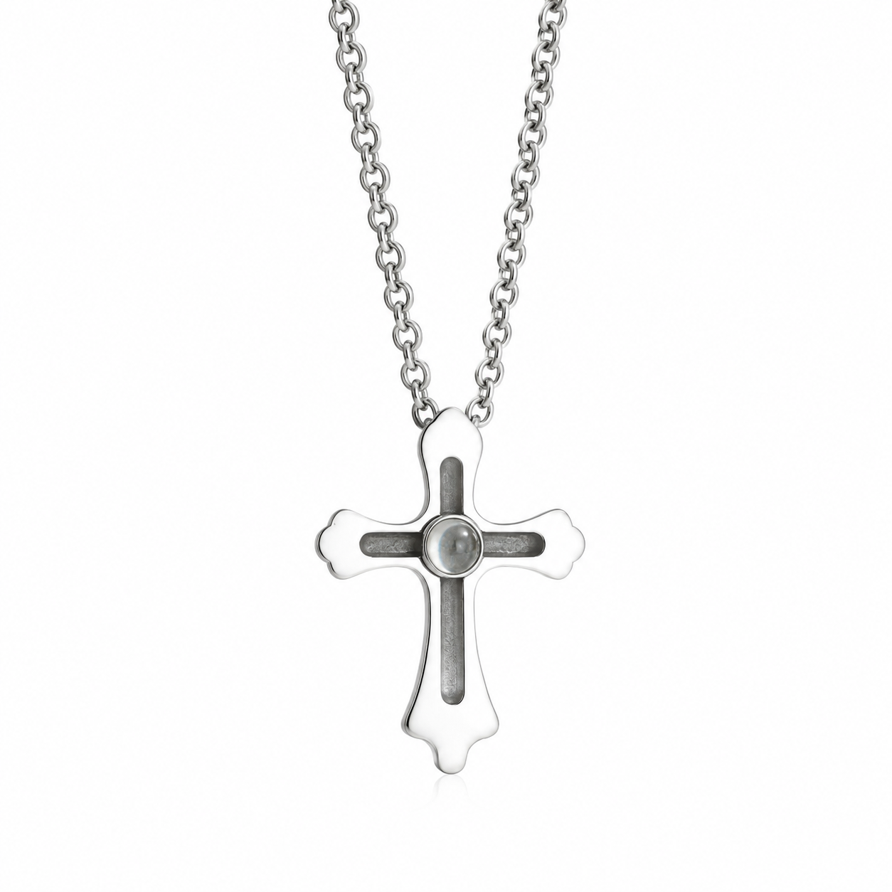 Holy Cross Custom Photo Necklace