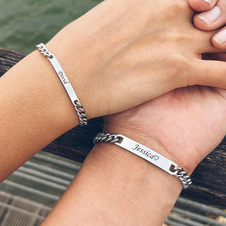 Niale Custom Engraved Bracelet for Men