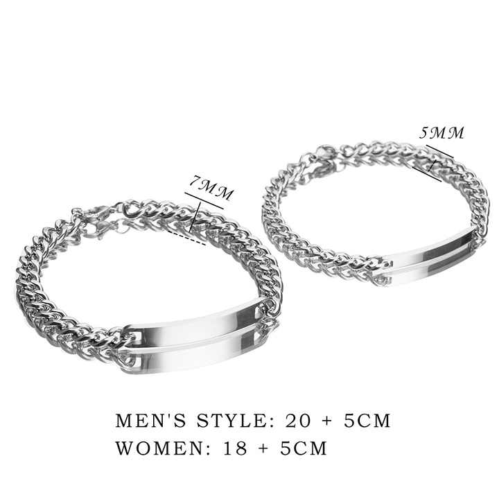 Niale Custom Engraved Bracelet for Men