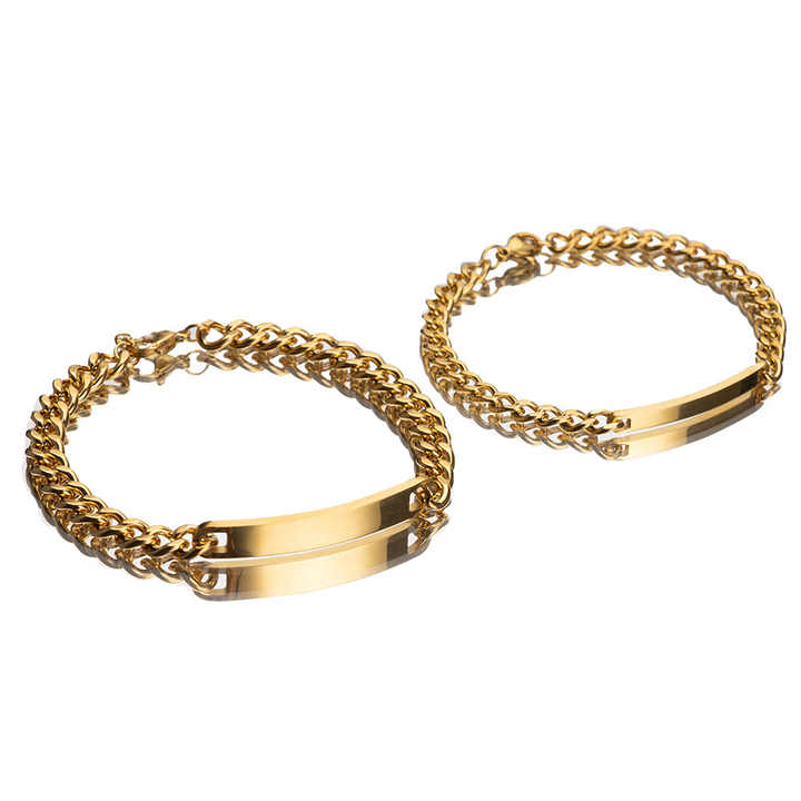 Niale Custom Engraved Bracelet for Men