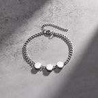 Zohare Custom Engraved Men Bracelet Silver
