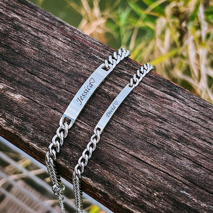 Niale Custom Engraved Bracelet for Men