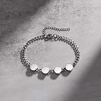 Zohare Custom Engraved Men Bracelet Silver