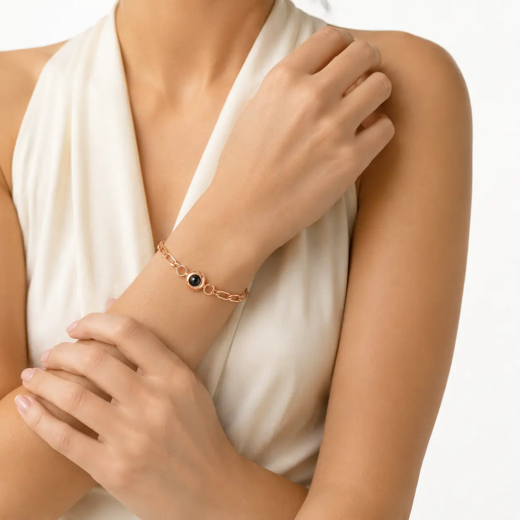 Fiji Custom Photo Bracelet, Personalized Jewelry