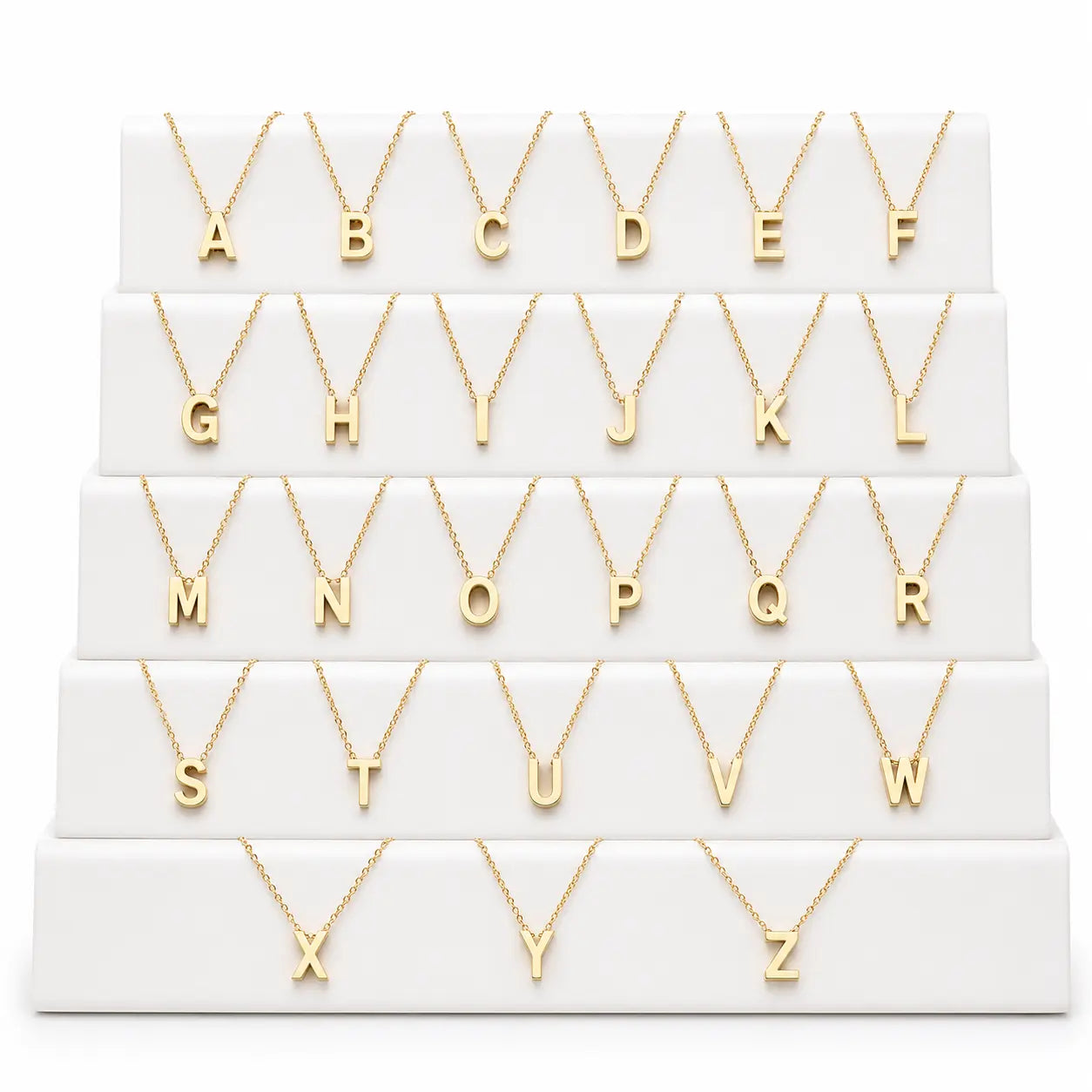 Naomi Personalized Letter Necklace