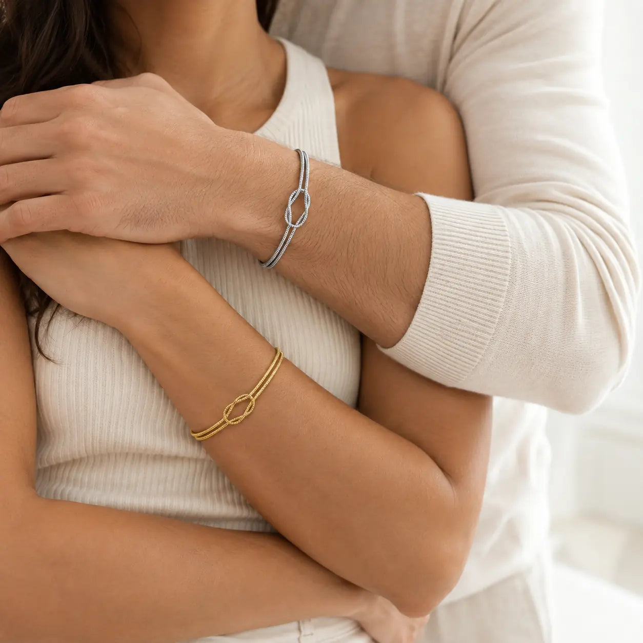 Couple Knot bracelet with customization