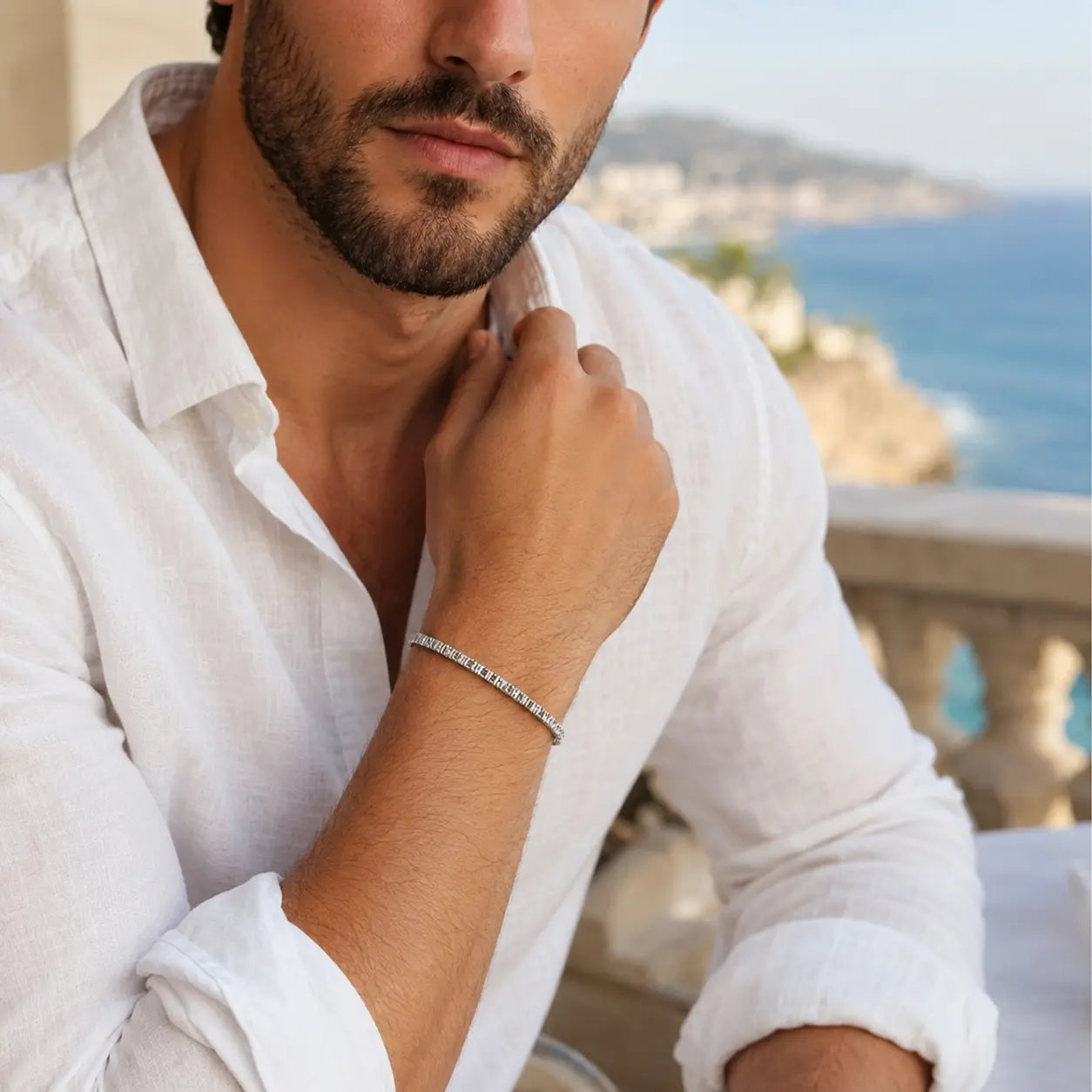 Italio Bracelet 925 Silver for Men