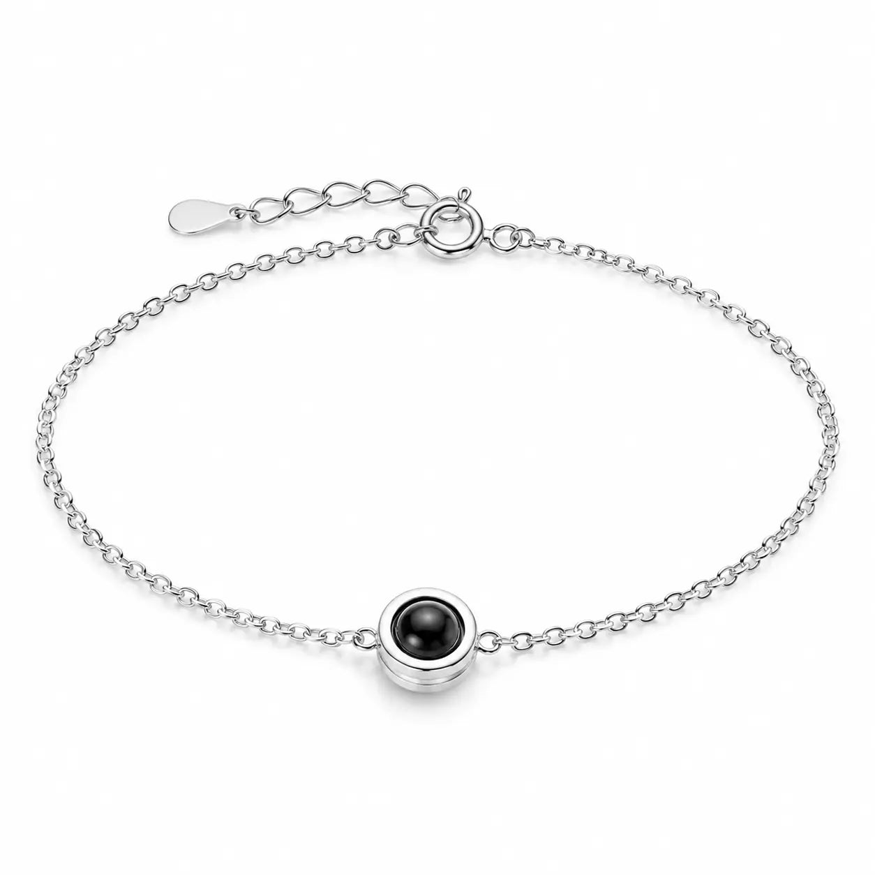 Aya Custom Photo Bracelet, Personalized Jewelry 925 Silver