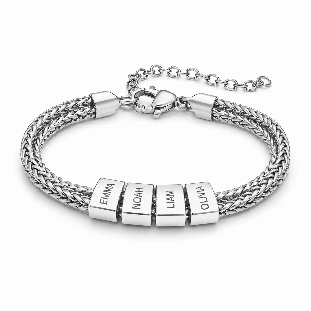 Daniel rectangular engraved bracelet for men